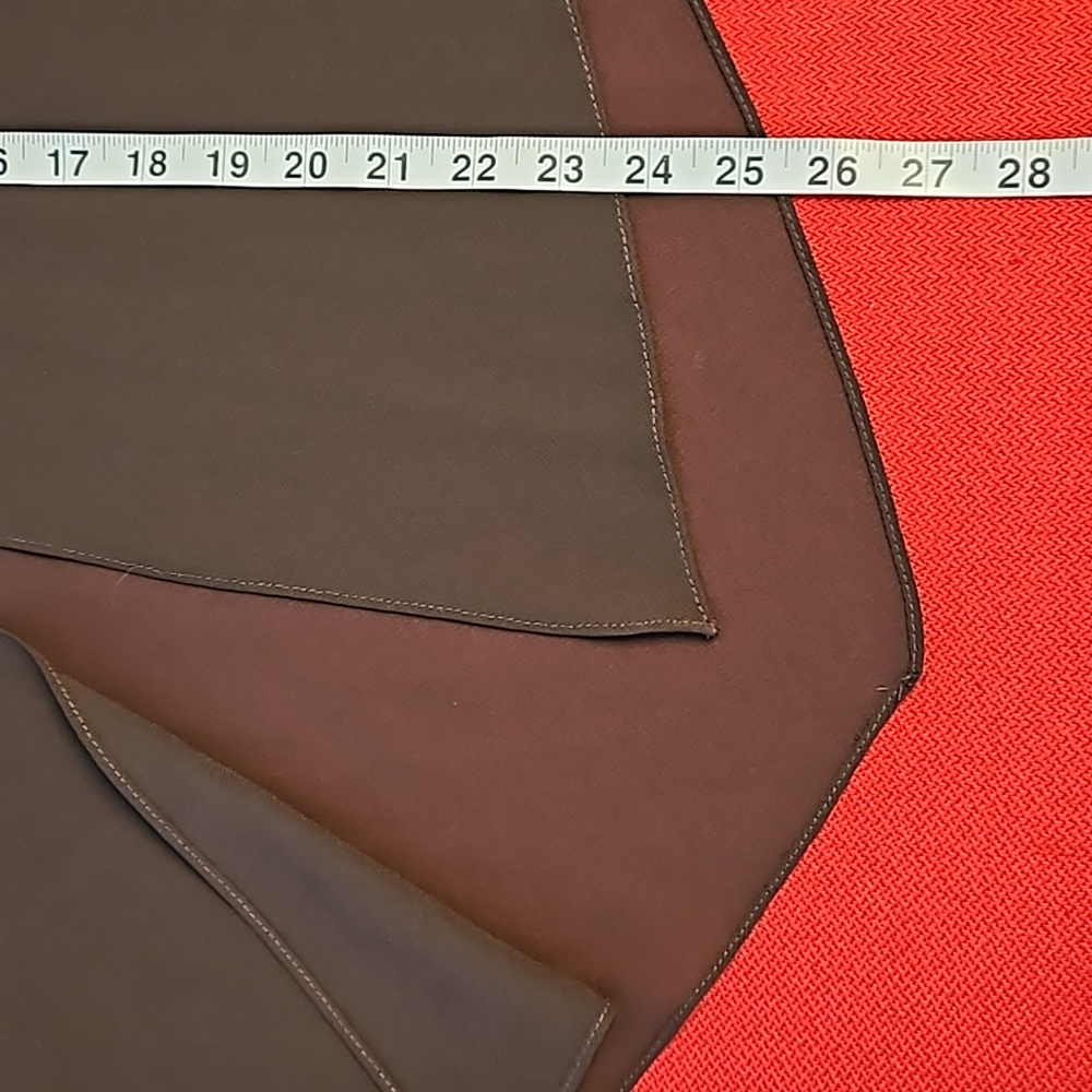 Dark Brown Open Front Covering Slit Flutter Sleev… - image 6